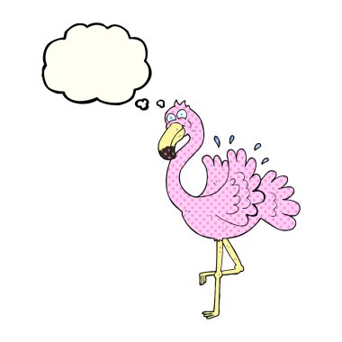 kabarcık karikatür flamingo sanıyordum