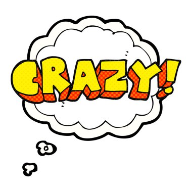 düşünce kabarcık karikatür Not deli