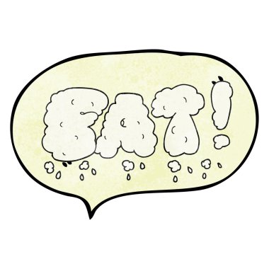 konuşma balonu dokulu çizgi film şişman sembolü