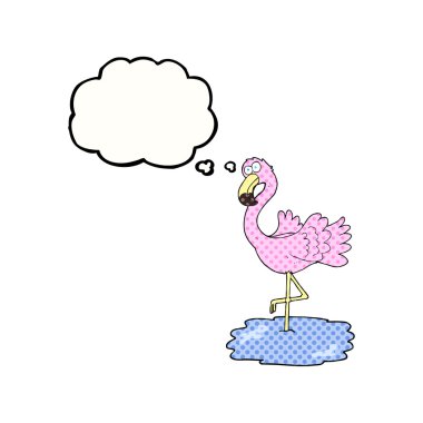 kabarcık karikatür flamingo sanıyordum