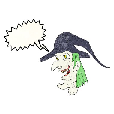 konuşma balonu dokulu karikatür mühendisini cadı