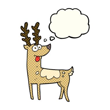 düşünce kabarcık karikatür Ren geyiği