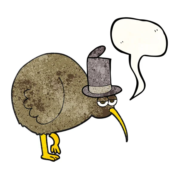 konuşma dokulu kabarcık karikatür kivi kuş