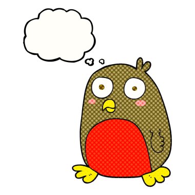 düşünce balonu karikatür Noel robin