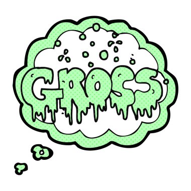 düşünce kabarcık karikatür kelime Brüt