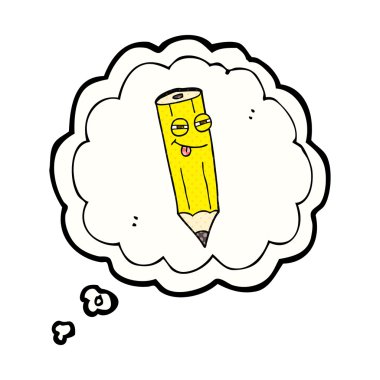 kurnaz düşünce kabarcık karikatür kalem