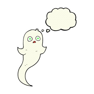 düşünce balonu çizgi film halloween hayalet