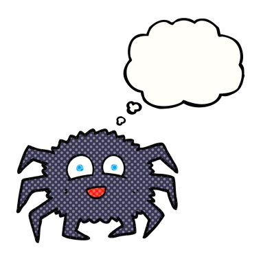 düşünce kabarcık karikatür örümcek