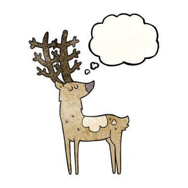 kabarcık dokulu karikatür geyik sanıyordum