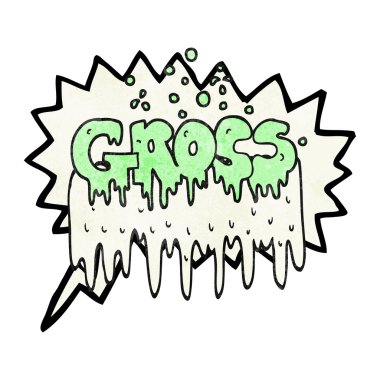 konuşma balonu dokulu karikatür brüt sembolü