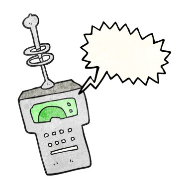 konuşma balonu dokulu karikatür fütüristik tarayıcı