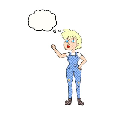 kabarcık karikatür emin çiftçi kadın sanıyordum