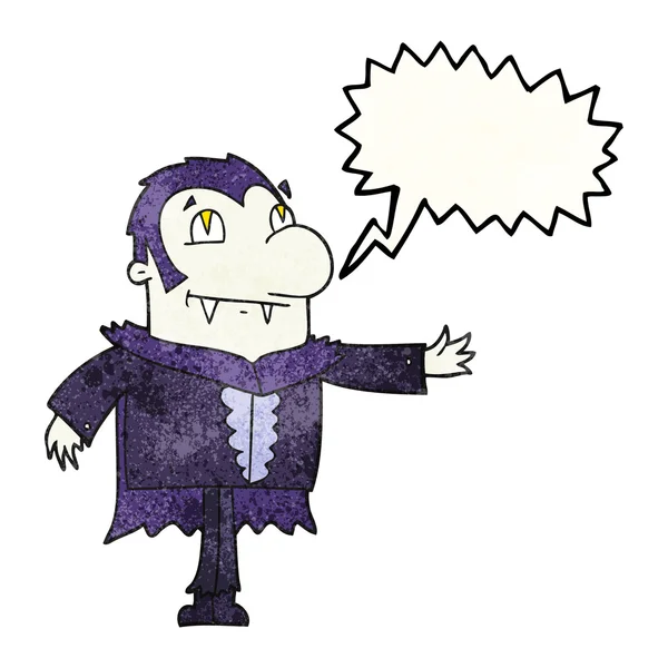 konuşma balonu dokulu karikatür vampir