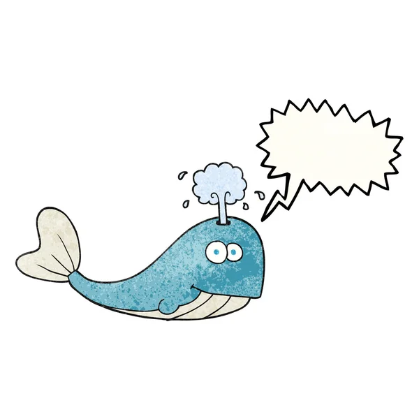 音声バブル テクスチャ漫画鯨撒水 — ストックベクタ