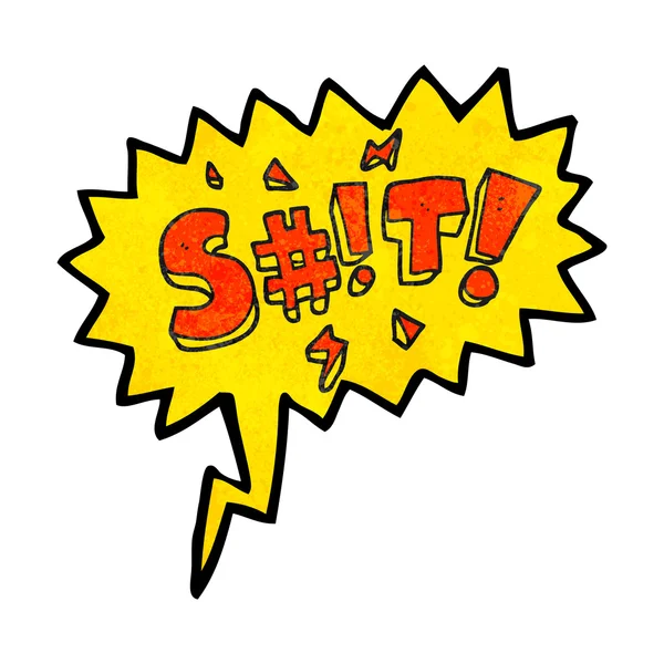 konuşma balonu dokulu karikatür küfür gizlenmiş