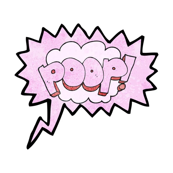 konuşma balonu dokulu karikatür kaka! metin