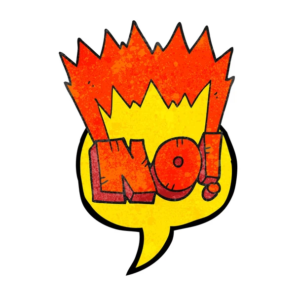 doku konuşma balonu karikatür Hayır! Not