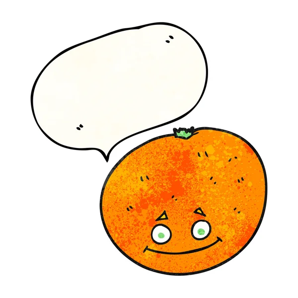 konuşma balonu dokulu karikatür turuncu