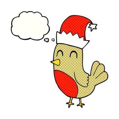 düşünce balonu karikatür Noel robin