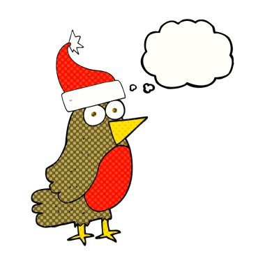 düşünce kabarcık karikatür robin