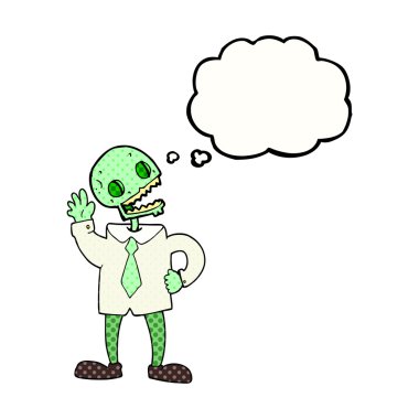 kabarcık karikatür zombi işadamı sanıyordum