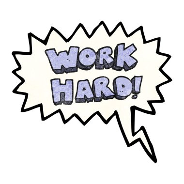 konuşma balonu dokulu çizgi film iş zor sembolü