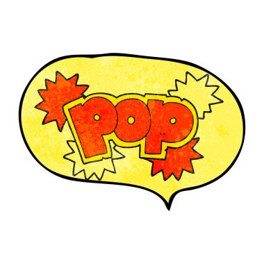 konuşma balonu dokulu çizgi film pop patlaması sembolü