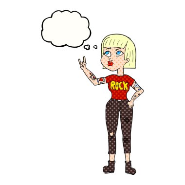 kabarcık karikatür kaya kız sanıyordum