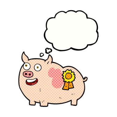 kabarcık karikatür Ödülü kazanan domuz sanıyordum