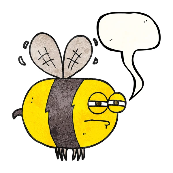 konuşma balonu dokulu çizgi film mutsuz arı