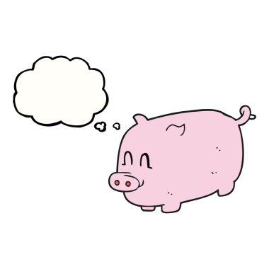 kabarcık karikatür domuz sanıyordum