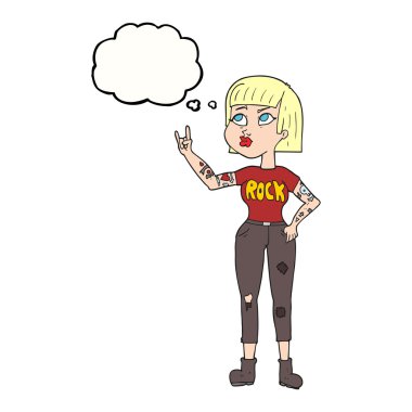 kabarcık karikatür kaya kız sanıyordum