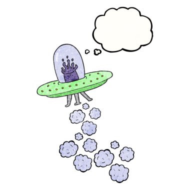 kabarcık dokulu karikatür uçan daire sanıyordum