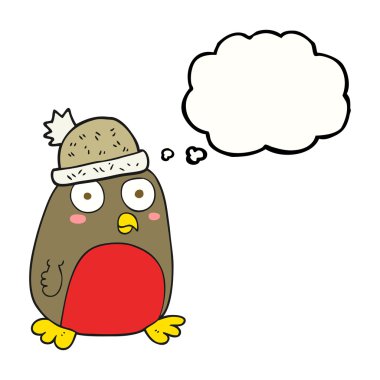 düşünce balonu karikatür Noel robin