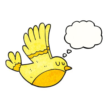 kabarcık dokulu karikatür kuş uçan sanıyordum