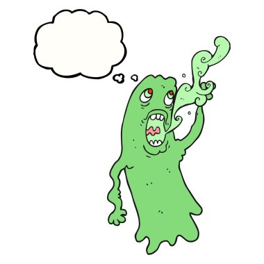 kabarcık karikatür Hayalet sandım