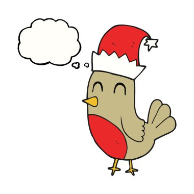 düşünce balonu karikatür Noel robin