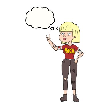 kabarcık karikatür kaya kız sanıyordum