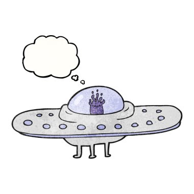 kabarcık dokulu karikatür uçan daire sanıyordum