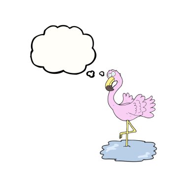 kabarcık karikatür flamingo sanıyordum