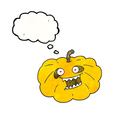 dokulu kabarcık düşündüm Cadılar Bayramı Balkabağı çizgi film