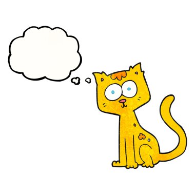 kabarcık dokulu karikatür kedi sandım 