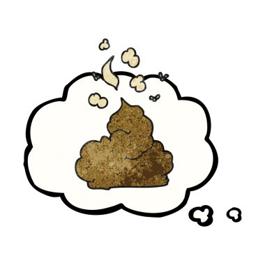 kabarcık dokulu karikatür brüt kaka sanıyordum