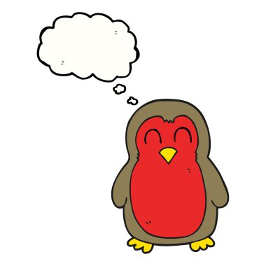 düşünce balonu karikatür Noel robin