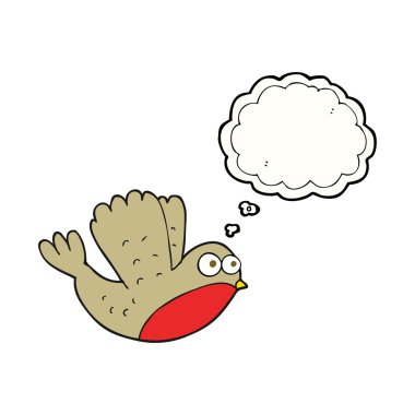 kabarcık karikatür Noel robin uçan sanıyordum