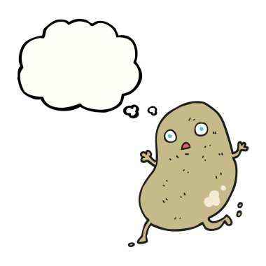 kabarcık karikatür patates çalışan sanıyordum