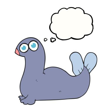 düşünce kabarcık karikatür mühür