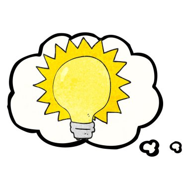 kabarcık dokulu karikatür ampul sanıyordum