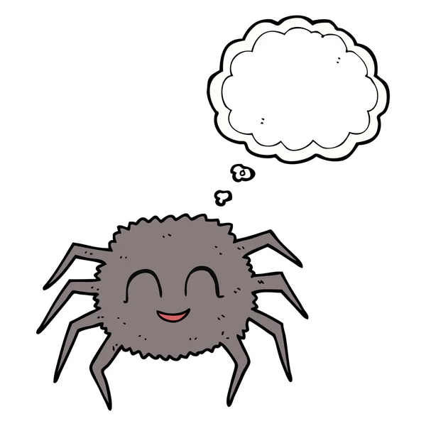 Myšlenka bubliny cartoon spider — Stockový vektor
