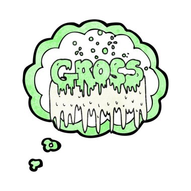 kabarcık dokulu karikatür brüt sembol sanıyordum